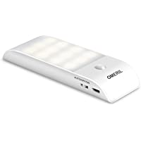Luz de Noche OMERIL 12LED con Sensor de Movimiento- Luz Nocturna Recargable con 3 Modos y Cinta Adhesiva Magnética- Luz…